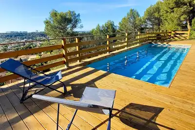 Image de Villa Piscine privée en campagne à 3 km de Montpellier, belle vue (ville/mer)