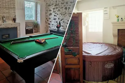Image de La maison du bonheur en campagne avec billard et jacuzzi!