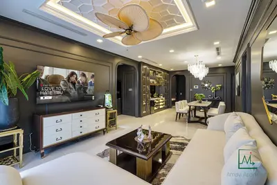 Image de Amavi Vip - Vinhome Stylist & Unique Penthouse 3bed n/ by Landmark 81 skyscraper