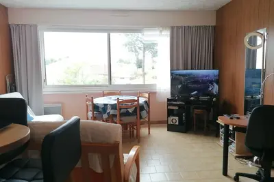 Image de Appartement calme ensoleillé avec parking privé proche centre ville et plages.