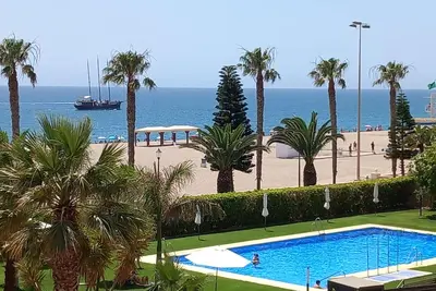 Beachfront With Pool And Terrace
