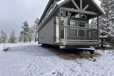 Image de 1a Cozy chalet with 1 bedroom and WiFi, with mountain view in Williams