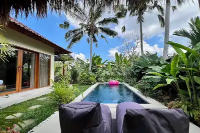 Image de Seaom Villas\n2 bedroom pool villa in the heart of Ubud with\nrice field views.