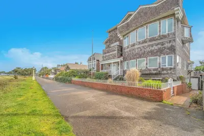 Beautiful multi-level oceanfront home, perfect retreat for friends or family.