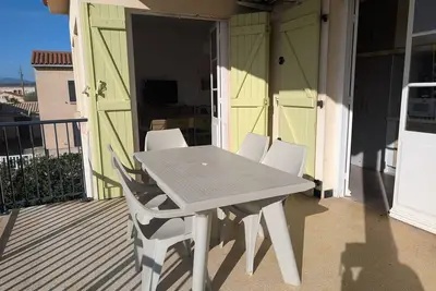 Image de Charmant T4 climatisé pour 6 pers, proche plage, jardin, parking, terrasse, tout équipé