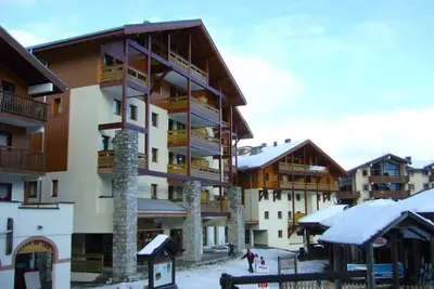 Image de Appartement \"Le Jardin Alpin\" avec vue sur montagne, terrasse privée et balcon