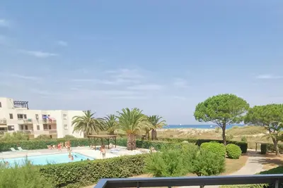 Image de Saint Cyprien T2 proche plage avec piscine et parking