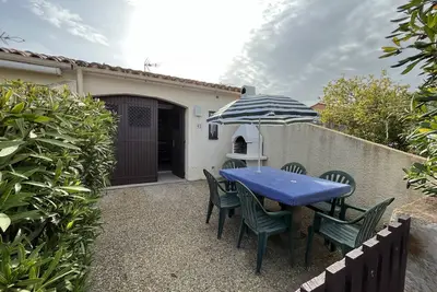 Image de Villa T4 climatisée à Le Barcarès, terrasse, parking, proche plage, idéale famille, animaux ok