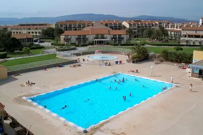 Image de Studio à Le Barcarès avec Piscine – 4 Pers, Animaux Ok, Parking
