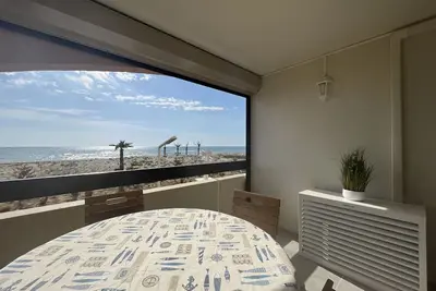 Image de Le Barcarès: T2 moderne climatisé, au bord de mer, 4 pers, parking sécurisé