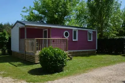 Image de Mobil home 6 pers, sur un camping 4 étoiles, avec lagon de sable blanc
