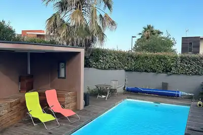 Image de Villa contemporaine climatisée piscine chauffée