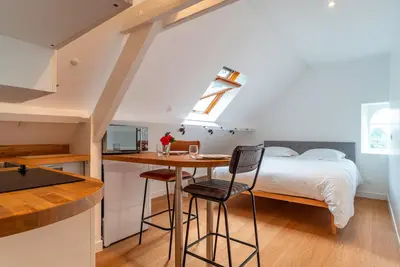 Image de La Timonerie - Studio climatisé à Bénodet, vue mer