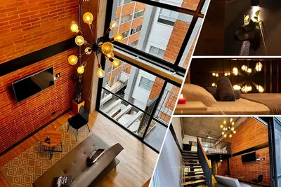 Image de Loft Duplex estilo Industrial cercano al centro de Medellín con Terraza