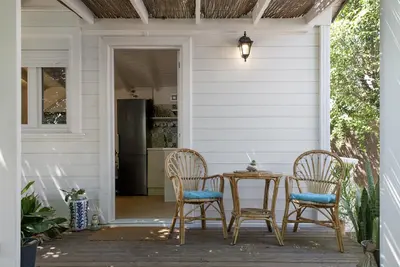 Image de Maison de vacances 'Tiny House La Loma' avec terrasse et jardin privés