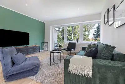Image de Appartement 'Top 4 Zimmerwohnung In Göttingen' avec terrasse partagée, balcon et Wi-Fi