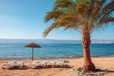 Image de Fabulous 3-bedroom resort in Aqaba Red Sea Beach, fitness, Private Beach, WiFi