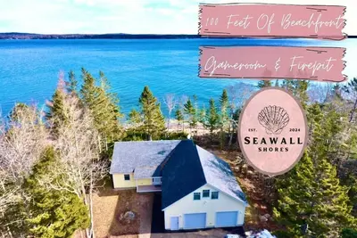 Image de ⭐New⭐ Stunning Beachfront Living w/ Gameroom & Firepit Near Acadia
