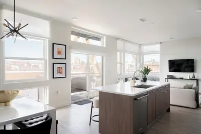 Skyline Panorama | 2br LoHi Loft | Garage + Dog-Friendly