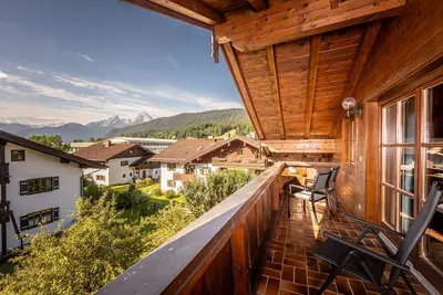 Image de Quietly located vacation apartment \"Watzmann Family\" with balcony and magnificent mountain views
