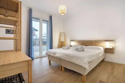 Appartement \"Deluxe 6\" avec jardin partagé, Wi-Fi et climatisation