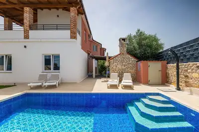 Image de Villa avec gymnase, piscine privée, Bbq