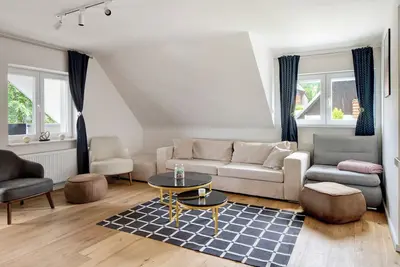 Image de Appartement 'Gentuard's Und Leandro's Weitblick' avec vue sur la montagne, jardin partagé et Wi-Fi