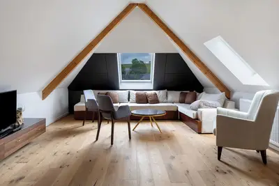 Image de Appartement \"Donjeta's Vogelsang\" avec vue sur les montagnes, jardin partagé et Wi-Fi