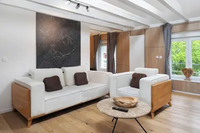 Image de Appartement \"Eljesa's Lichtblick\" avec vue sur les montagnes, jardin partagé et Wi-Fi