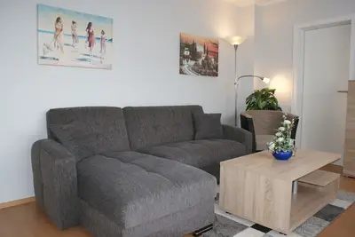 Image de The \"Ankerplatz\" vacation apartment for 4 people, with a large sunny balcony.