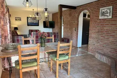 Image de Ferienwohnung mit Terrasse. Zentrum und Strand Fußläufig nur ca. 10 min Entfernt