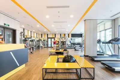 Image de Luxury 2BRs Apt with Airport View, Free Gym & Pool