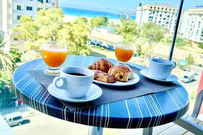 Image de Modern Tangier centre elegance with Seaview - Steps to Beach, train, attractions