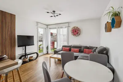 Image de Chic et confortable appart avec Parking et balcon