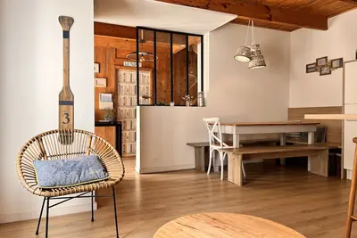 Image de Maison de vacances 'Jolie Maison Au Port De L'île Tudy' avec vue sur la mer et Wi-Fi