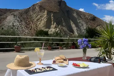 Image de Maison de campagne \"La Rosita Alojamiento Rural\" avec vue sur la montagne, Wi-Fi et climatisation