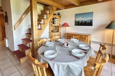 Image de Appartement 3 Pièces + Mezzanine, 7 couchages, vue Mont-Blanc, Parking