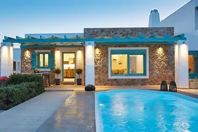 Beach Villa with Sea Views Private Pool Breakfast