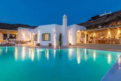 Image de Ftelia 8br Villa with Pool & Sea View