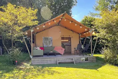 Image de Glamping dans le Veluwe, dans un parc magnifique