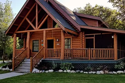 Image de Cozy 2-bedroom lodge near Higgins Lake with WiFi, Ac