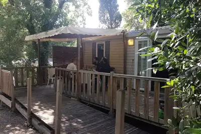 Image de Mobil home 2 chambres Pmr - Confort - Climatisé - Jusqu'à 4 personnes 6 personnes