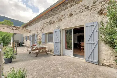 Image de Maison de vacances 'Maison 10 Min De Saint-lary 12' avec vue sur la montagne, terrasse et Wi-Fi