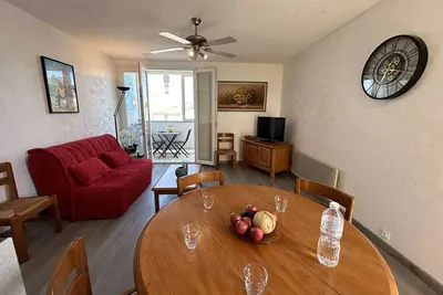 Appartement rénové 300m plage, balcon, parking privé, 4-5 couchages, Saint-Hilaire-de-Riez