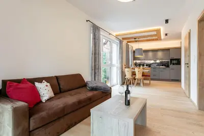 Image de Appartement avec sauna privé et balcon