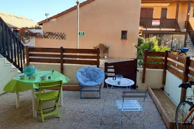 Image de Port Leucate: T2 Rdc 4 Pers proche port avec terrasse, parking sécurisé, Tv, lave-linge, plancha