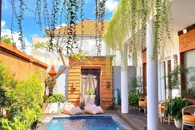 Image de 4-Br villa in Canggu with Private pool, Ac, WiFi & Fully equipped kitchen