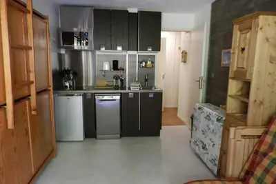 Studio 18m² à 50m des pistes avec balcon, 3 pers. , animaux admis