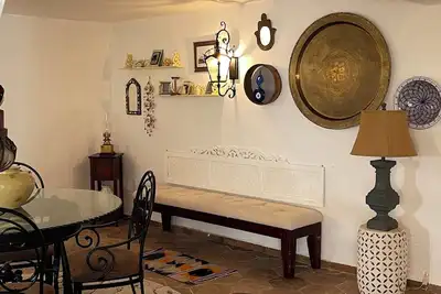 Image de Tradition antique Arabesque style home Hammamet, pool, Ac, 15 min walk to beach