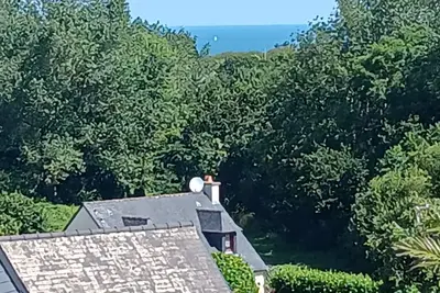 Image de Studio 34m2 gde terrasse vue mer 2km plages gr34. Cotes de granit rose